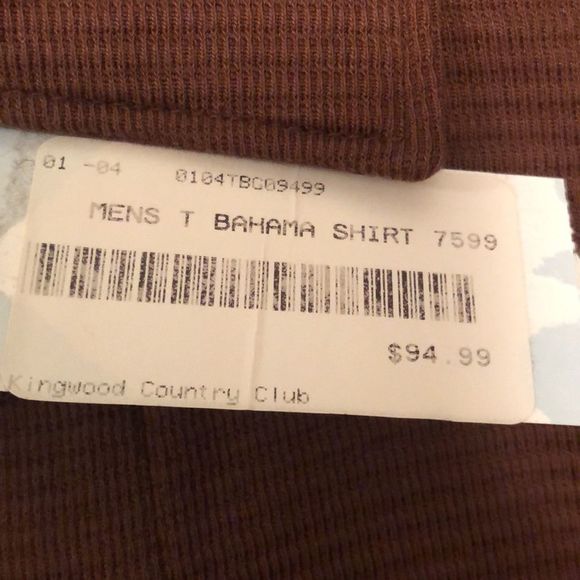 New Tommy Bahama 18 Golf Button Down Polo Medium - Picture 6 of 9